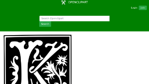 openclipart圖庫：Decorative Letter Set
