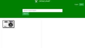 openclipart圖庫：Slim Camera縮圖