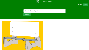 openclipart圖庫：Bus Bench