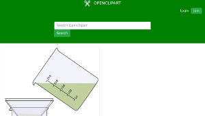 openclipart圖庫：Filtration eines Sand und Salz-Wasser-Gemisches縮圖