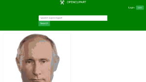 openclipart圖庫：Vladimir Putin 2006 - Face縮圖