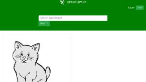 openclipart圖庫：Kucing Imut-資源代表圖