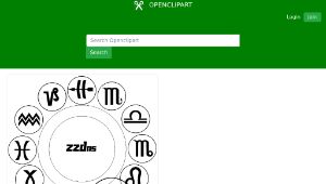 openclipart圖庫：Zodiac-資源代表圖