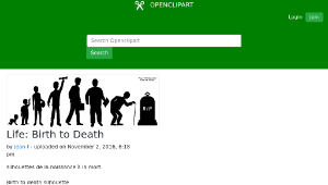 openclipart圖庫：Life: Birth to Death縮圖