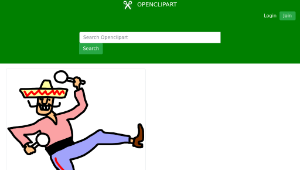 openclipart圖庫：Dancing Mexican-資源代表圖