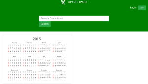 openclipart圖庫：2015 Calendar縮圖
