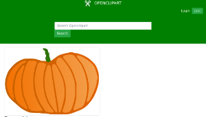 openclipart圖庫：Pumpkin縮圖