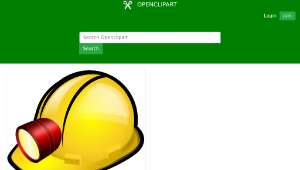 openclipart圖庫：speleo helmet-資源代表圖