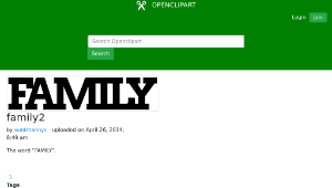 openclipart圖庫：family2縮圖