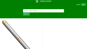 openclipart圖庫：Fountain pen縮圖