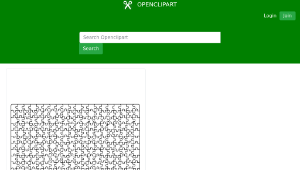 openclipart圖庫：Jigsaw Puzzle A4 20 x 20 -資源代表圖