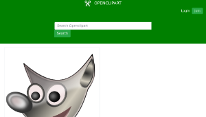 openclipart圖庫：Gimp-資源代表圖