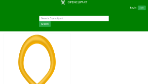 openclipart圖庫：Golden Ankh縮圖