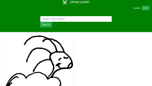 openclipart圖庫：Sheep bird縮圖