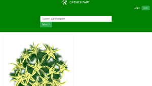 openclipart圖庫：plant-01a縮圖
