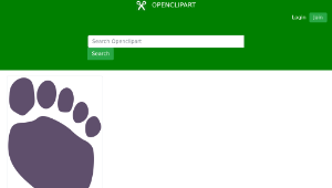 openclipart圖庫：Footprint縮圖
