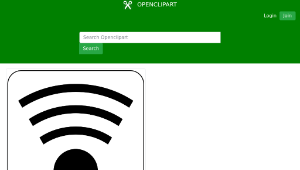 openclipart圖庫：Wifi Icon-資源代表圖