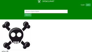 openclipart圖庫：skull縮圖