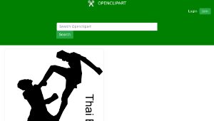 openclipart圖庫：muaythai002-資源代表圖