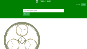 openclipart圖庫：Epicyclic-gearing縮圖