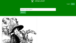 openclipart圖庫：Lady with Two Kids-資源代表圖