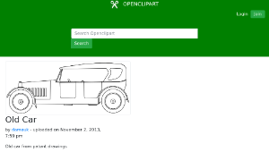openclipart圖庫：Old Car-資源代表圖