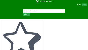 openclipart圖庫：Star-資源代表圖