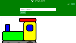 openclipart圖庫：Scripted Toy Train-資源代表圖