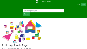 openclipart圖庫：Building Block Toys-資源代表圖