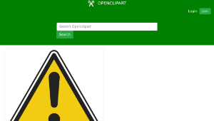 openclipart圖庫：Danger panel-資源代表圖