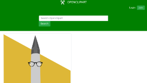 openclipart圖庫：Pretentious doucherocket縮圖