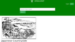 openclipart圖庫：Japanese Countryside縮圖