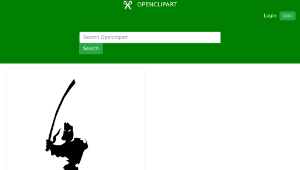 openclipart圖庫：Samurai leaf縮圖