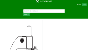 openclipart圖庫：Microscope without Coloring縮圖