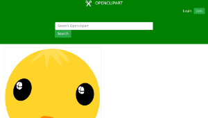 openclipart圖庫：Duck Face - Full縮圖