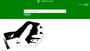 openclipart圖庫：Fist縮圖