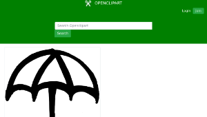 openclipart圖庫：Umbrella Revolution Symbol 1縮圖