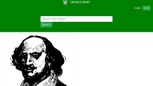 openclipart圖庫：Shakespeare - Face-資源代表圖