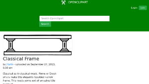 openclipart圖庫：Classical Frame縮圖