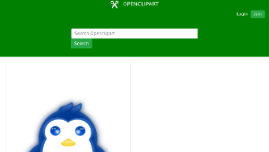 openclipart圖庫：Small penguin縮圖
