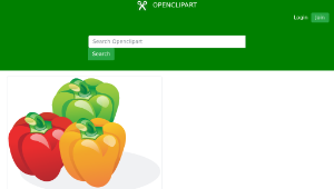 openclipart圖庫：Multicolored Bell Peppers-資源代表圖