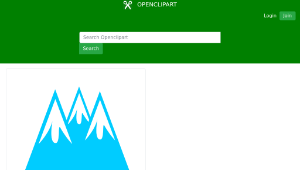 openclipart圖庫：Glacier-資源代表圖