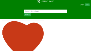 openclipart圖庫：Heart, Cuore縮圖