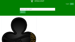 openclipart圖庫：Clubs Symbol
