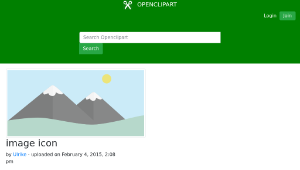 openclipart圖庫：image icon縮圖