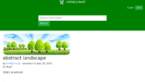 openclipart圖庫：abstract landscape縮圖