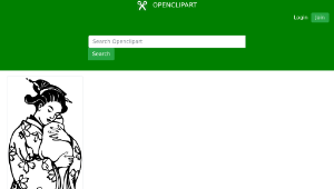 openclipart圖庫：Japanese mother縮圖