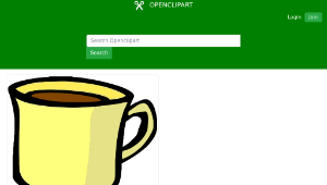 openclipart圖庫：Yellow Mug縮圖