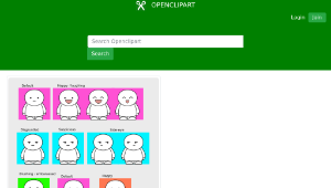 openclipart圖庫：Mix and match simple faces-資源代表圖