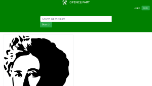 openclipart圖庫：Rosa Luxemburg縮圖